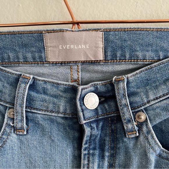 Everlane High Rise Ankle Light Wash Denim Size 25 - Picture 2 of 7